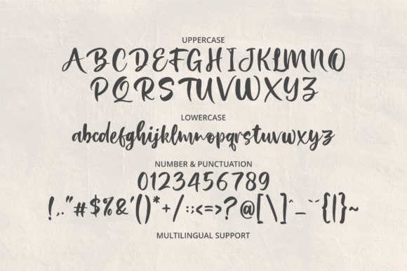 Briasantika Font Poster 5