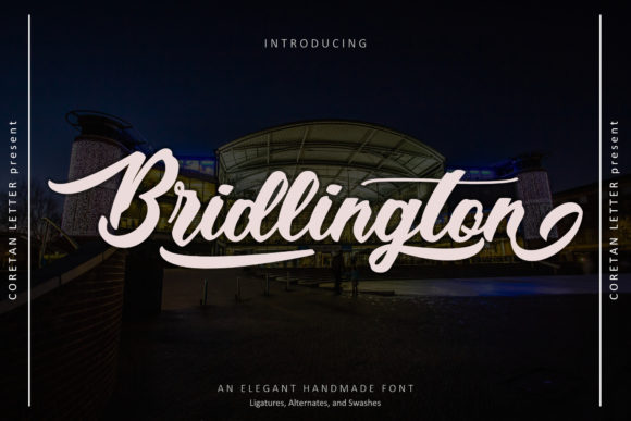 Bridlington Font Poster 1