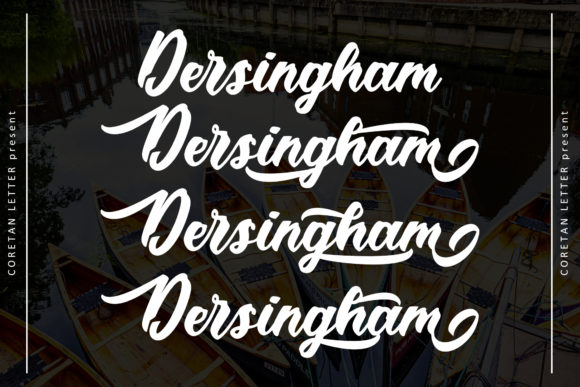 Bridlington Font Poster 8