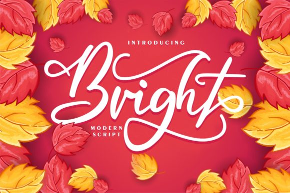 Bright Font Poster 1