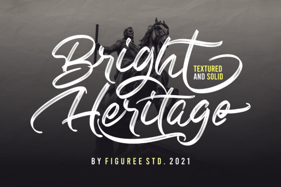 Bright Heritage Font Poster 12