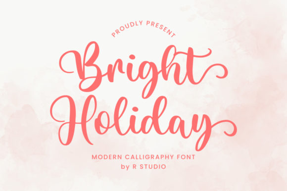 Bright Holiday Font