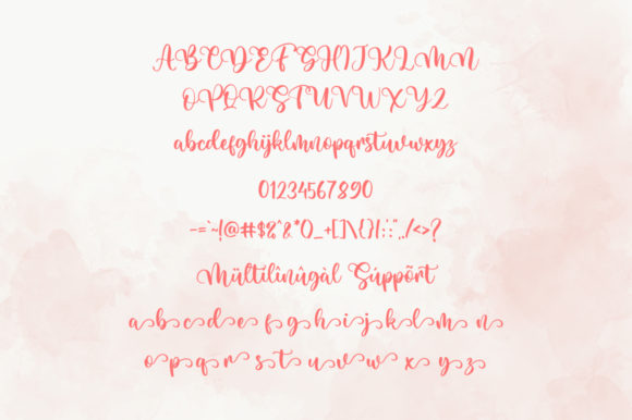 Bright Holiday Font Poster 6
