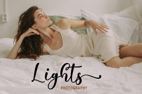 Bright Shine Font Poster 3