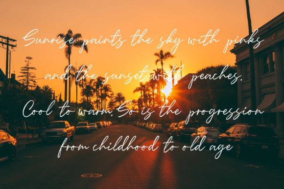 Bright Signature Font Poster 4