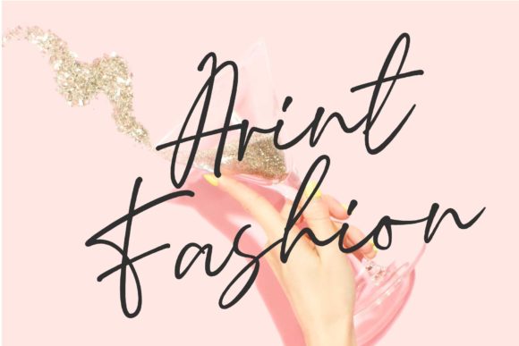 Bright Signature Font Poster 7