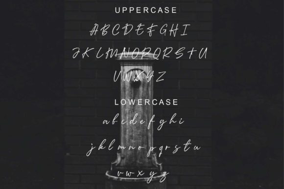 Bright Signature Font Poster 8