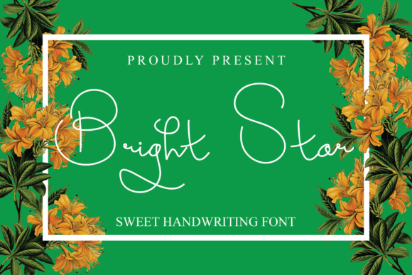 Bright Star Font Poster 1