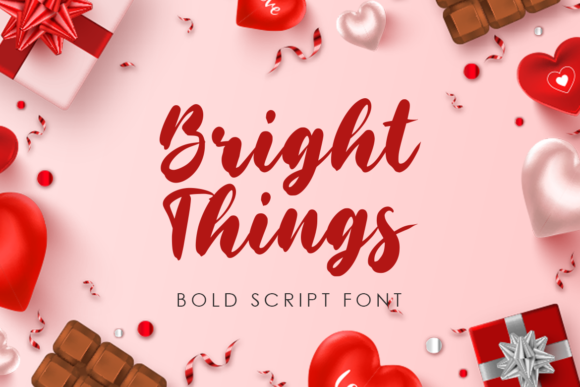 Bright Things Font Poster 1