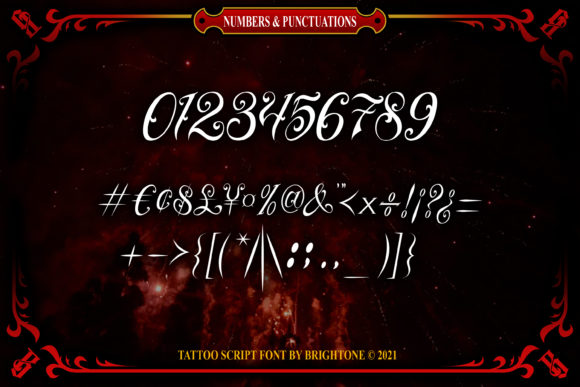 Brightone Font Poster 9