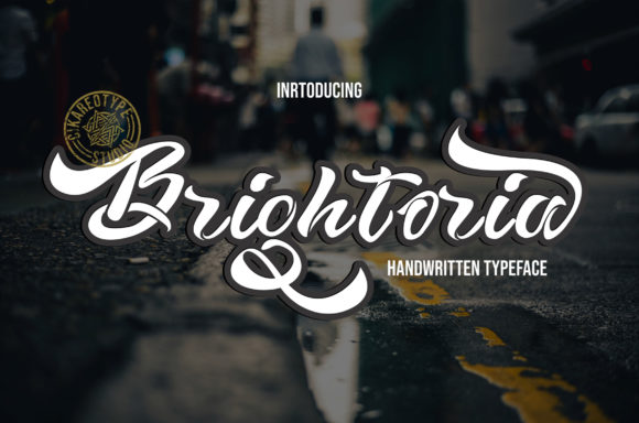 Brightoria Font Poster 1