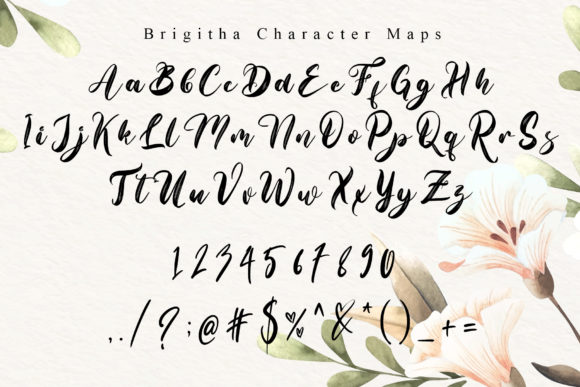 Brigitha Font Poster 7