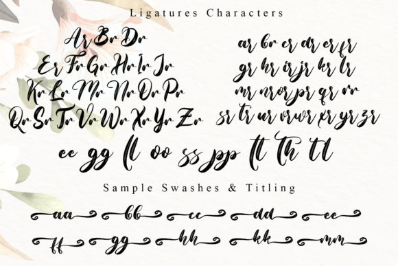 Brigitha Font Poster 8