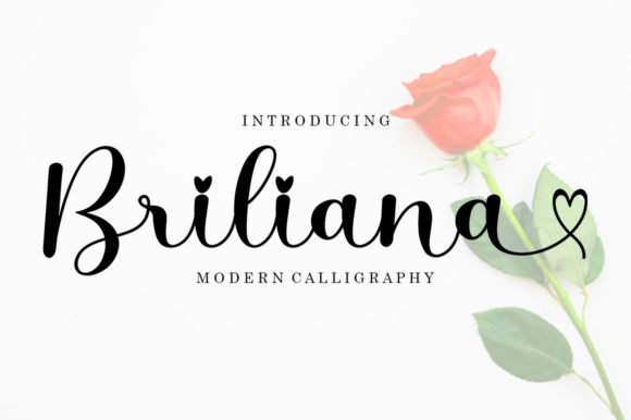 Briliana Font Poster 1