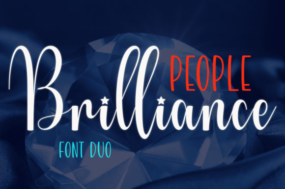 Brilliance People Font Poster 1