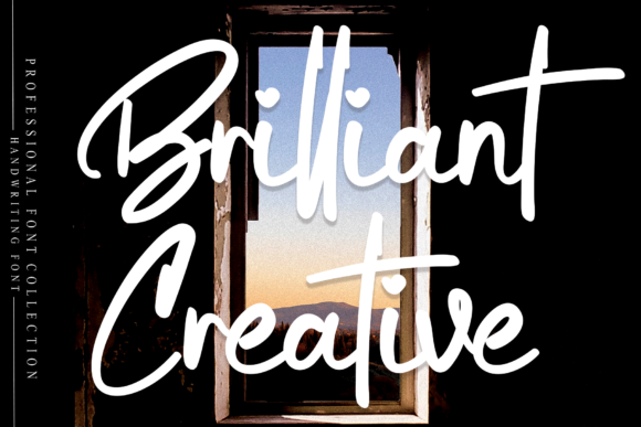 Brilliant Creative Font Poster 1