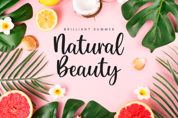 Brilliant Summer Font Poster 4