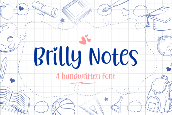 Brilly Notes Font Poster 1