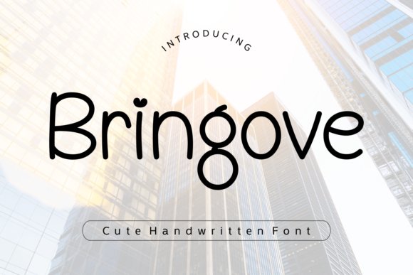 Bringove Font Poster 1