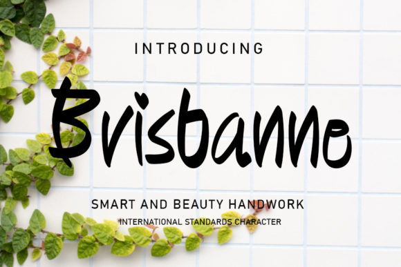 Brisbanne Font Poster 1