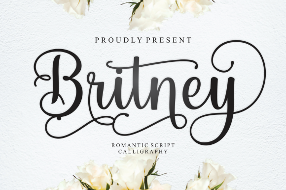 Britney Font Poster 1