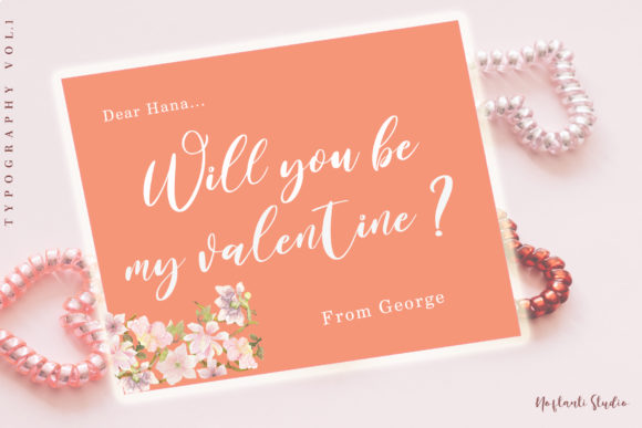 Britney Valentine Font Poster 2