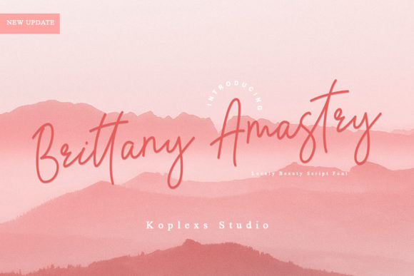Brittany Amastry Font Poster 1