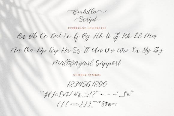Brohillo Font Poster 13