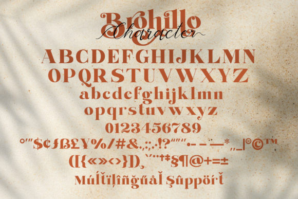 Brohillo Font Poster 15