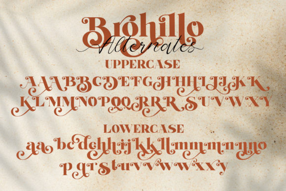 Brohillo Font Poster 16