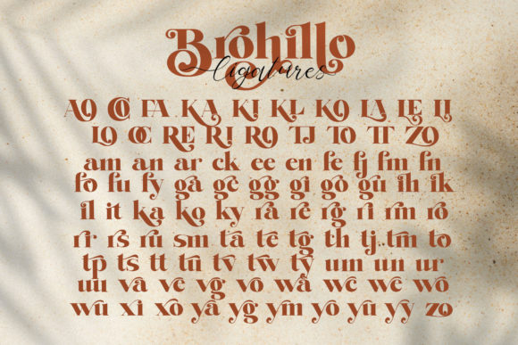 Brohillo Font Poster 17