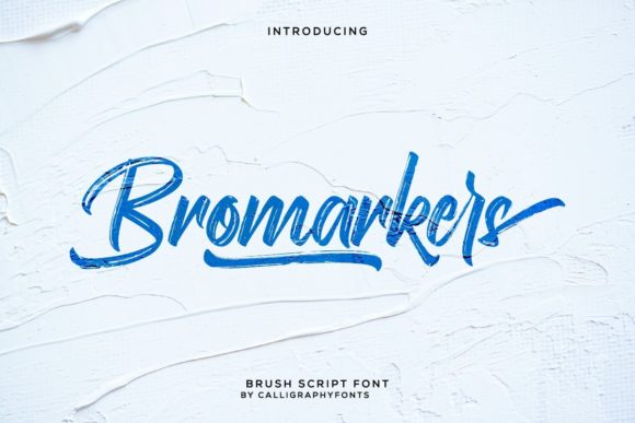 Bromarkers Font