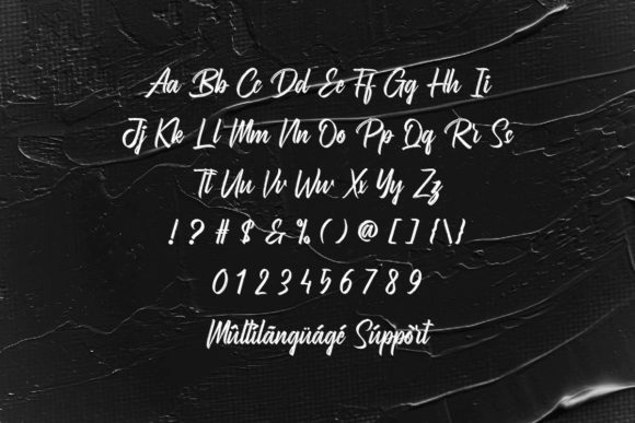 Bromarkers Font Poster 3