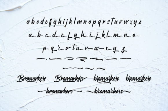 Bromarkers Font Poster 7