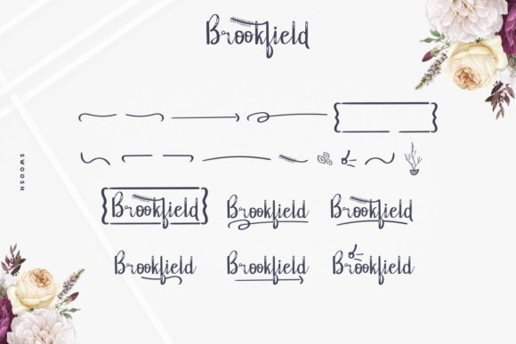 Brookfield Font Poster 8