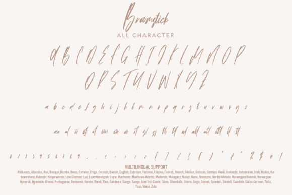 Broomstick Font Poster 8