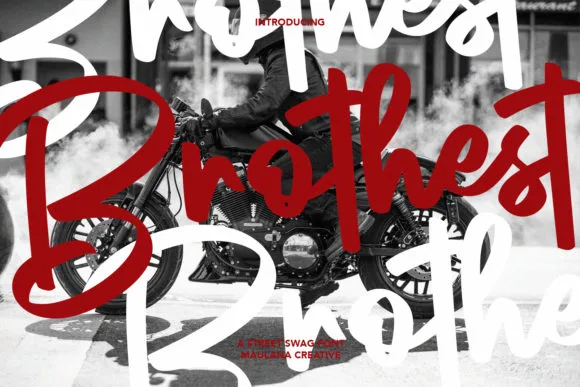 Brothest Font Brothest Font Poster 1