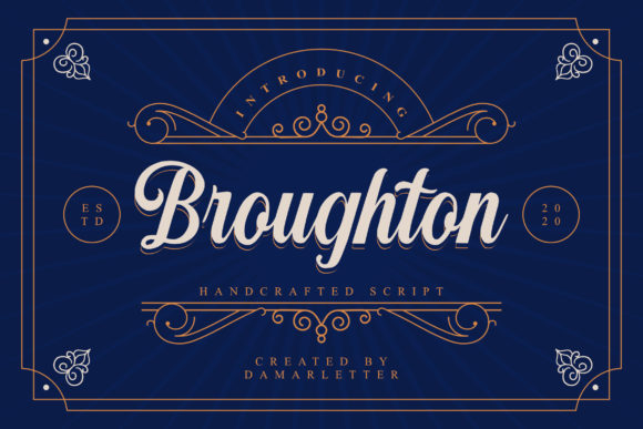 Broughton Font Poster 1