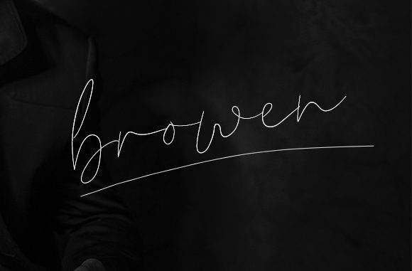 Browen Font Poster 1