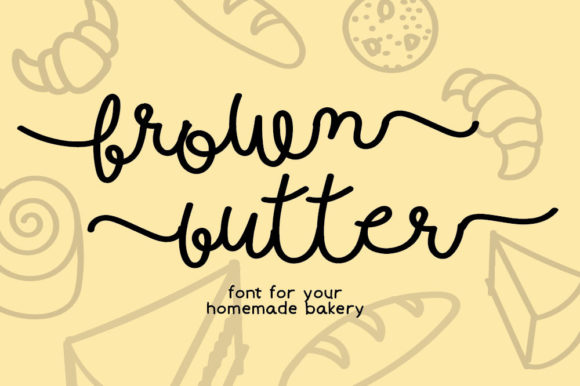 Brownbutter Font Poster 1