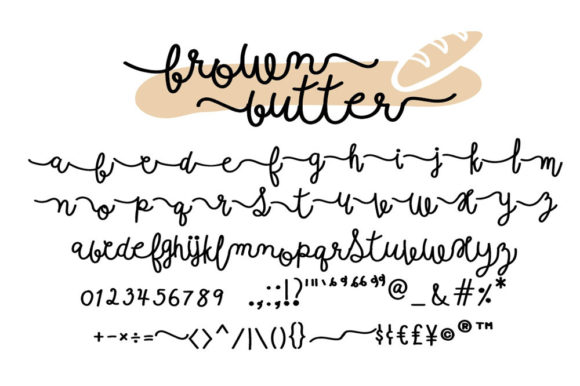 Brownbutter Font Poster 5