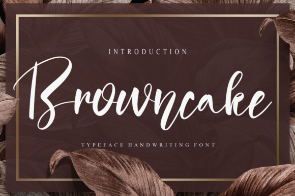Browncake Font Browncake Font Poster 1