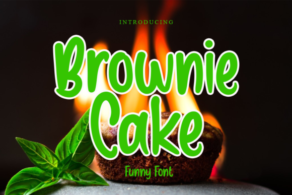 Brownie Cake Font