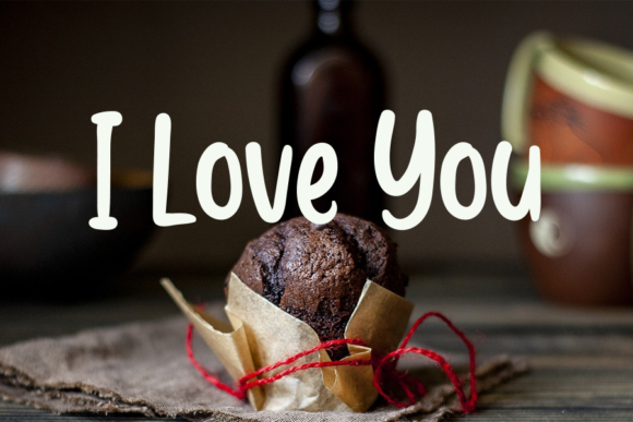 Brownie Cake Font Poster 4