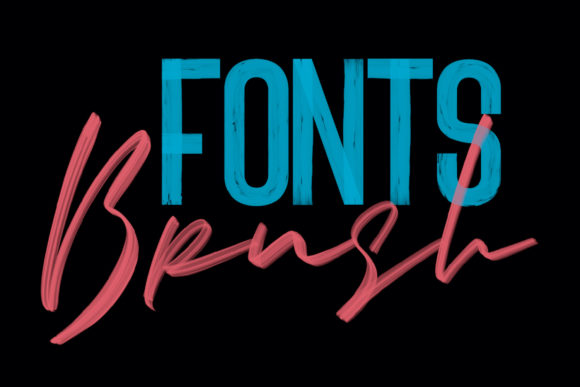 Brushelly Brush Font Poster 4