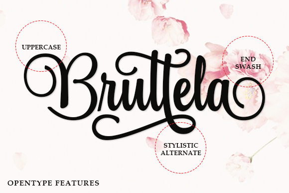 Bruttela Font Poster 6