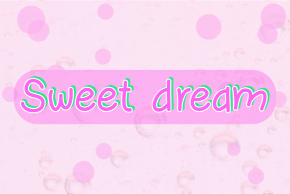 Bubble Tea Font Poster 5