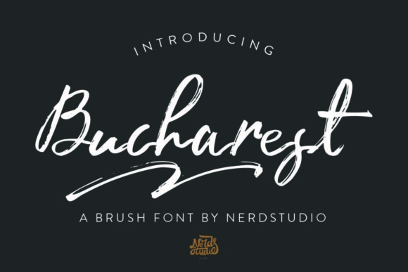 Bucharest Font Poster 1