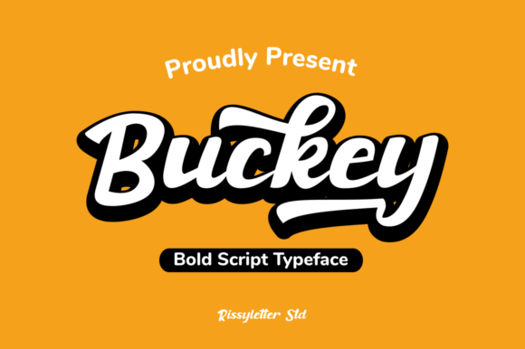 Buckey Font Poster 1