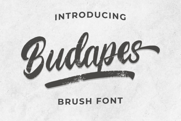 Budapes Font Poster 1